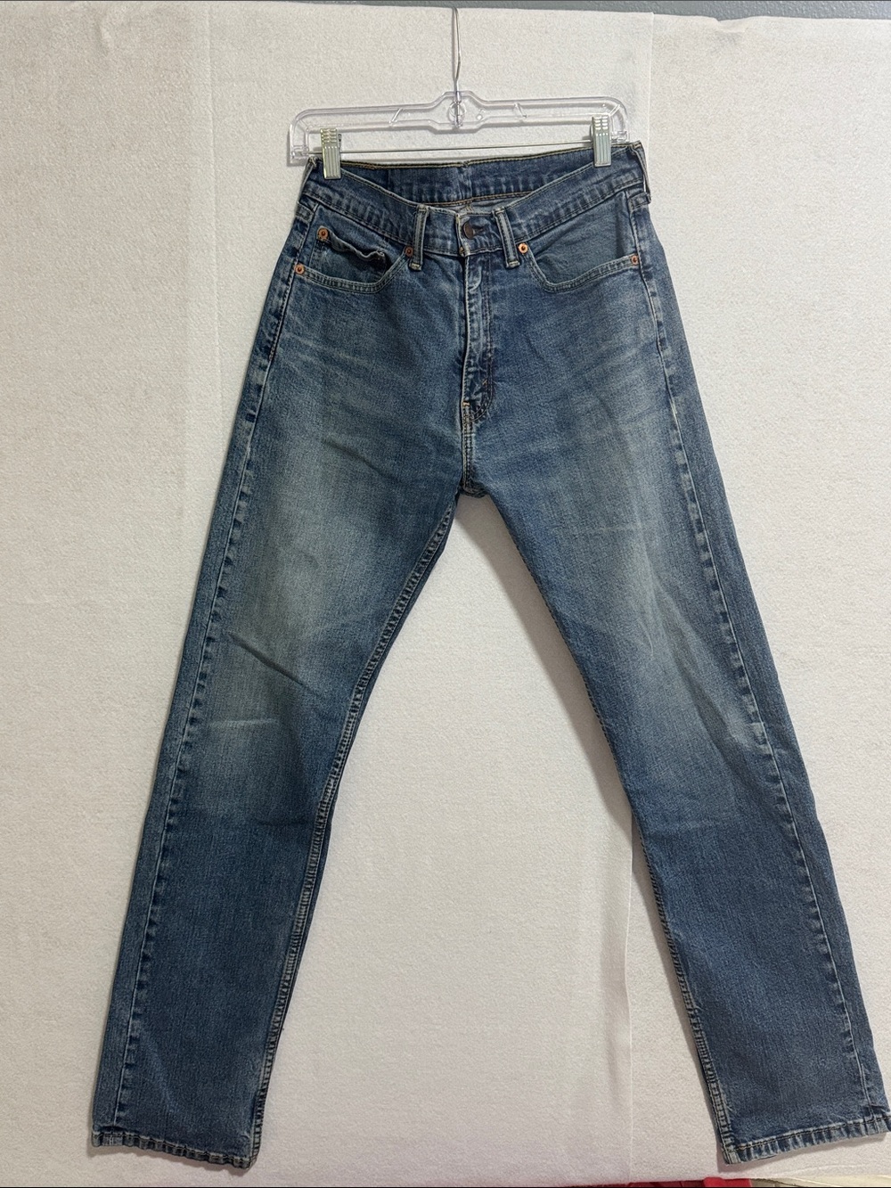 Levi's Men's 505 Straight Jeans in Medium Blue Wash